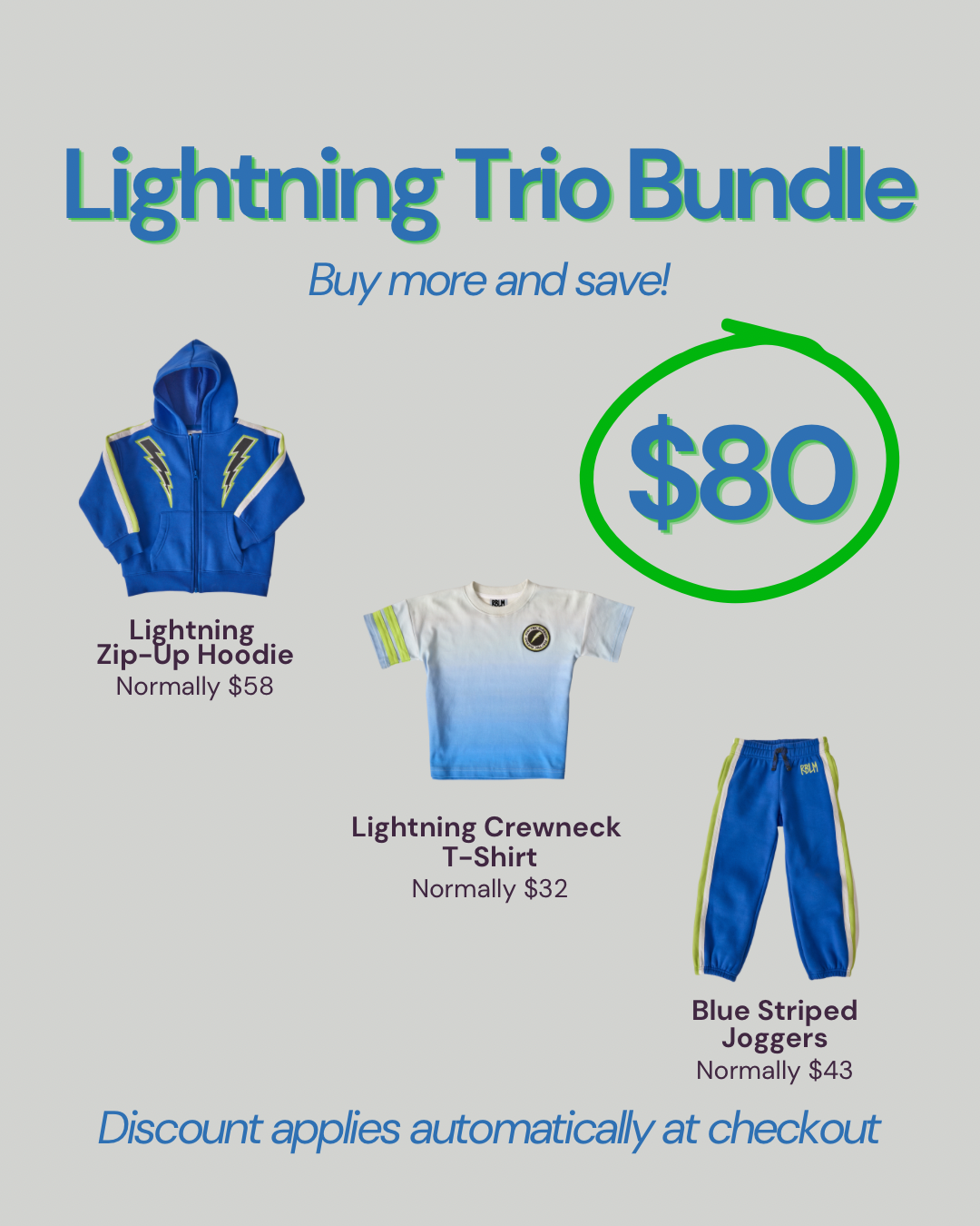 Lightning Crewneck T-Shirt